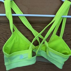 Lululemon- Neon Yellow Sports Bra